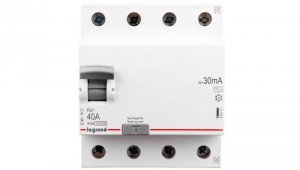 Wyłącznik różnicowoprądowy 4P 40A 0,03A typ AC P304 RX3 402063