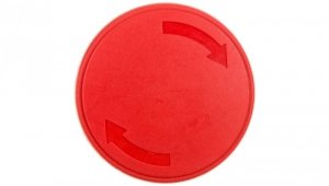 Napęd przycisku grzybkowego czerwony 40mm odblokowanie przez obrót LPCB6344