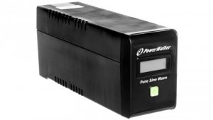 UPS POWER WALKER LINE-INTERACTIVE 600VA 2x PL 230V, czysta sinusoida, RJ11/45 IN/OUT, USB, LCD VI 600 SW/FR