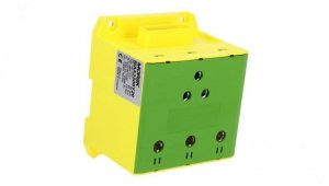 Złączka OTL300-3B żółto-zielony 3xAl/Cu 95-300mm2 6x1x40 1000V Zacisk uniwersalny z wejściem na szynę elastyczną MAA3300Y20