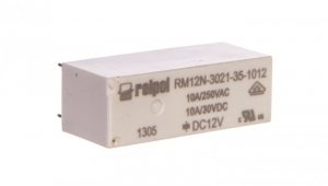 Przekaźniki miniaturowy 1P 10V 12V DC PCB RM12N-3021-35-1012 2614938