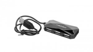 USB HUB NATEC 4-PORT LOCUST USB 2.0 BLACK NHU-0647