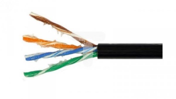 Kabel teleinformatyczny żelowany U/UTPw kat.5e 4x2x0,5 /305m/