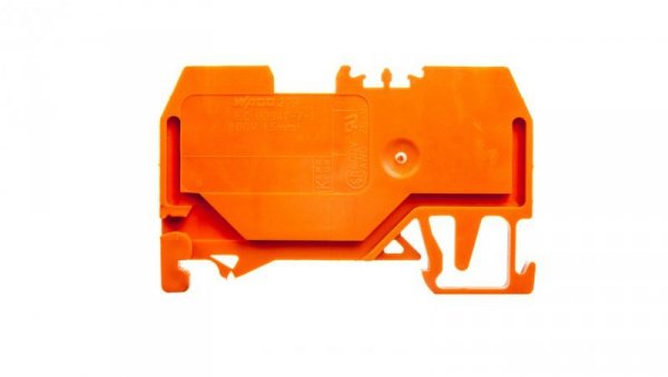 Złączka szynowa 2-przewodowa 1,5mm2 pomarańczowa 279-902