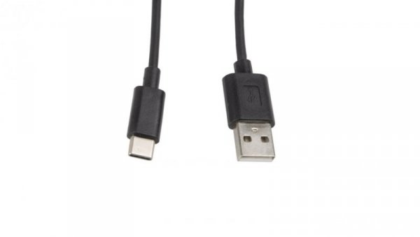 Przewód połączeniowy USB 2.0 HighSpeed 1m USB-C - USB A CA-USBO-10CC-0010-BK