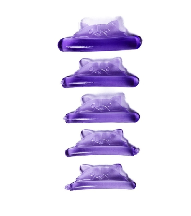 Wałki Silikonowe Rarity Amethyst Cat 5 par RARITY