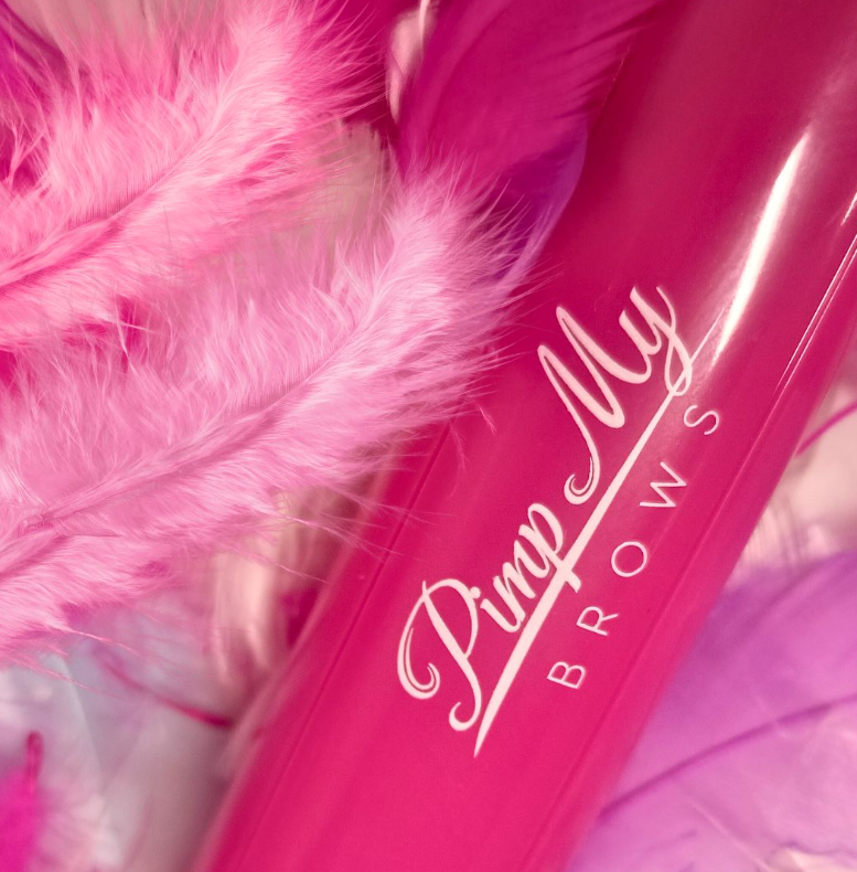 Mikser różowy do henny farby pigmentu Pimp My Lashes