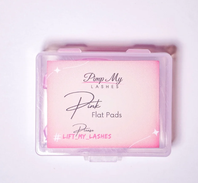 Wałeczki Silikonowe do koreańskiej laminacji Pink Flat Pads Pimp My Lashes