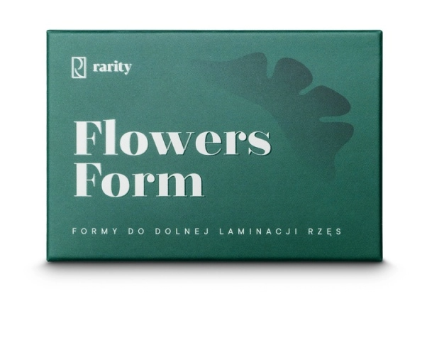 Silikonowe Wałki do Laminacji Dolnych Rzęs – Rarity Flowers Form RARITY