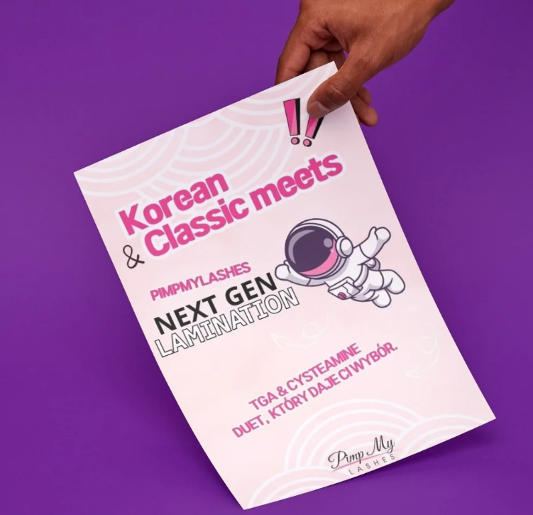 Zestaw saszetek do laminacji rzęs i brwi NEXT GEN z ulotką Korean &amp; Classic meets Pimp My Lashes