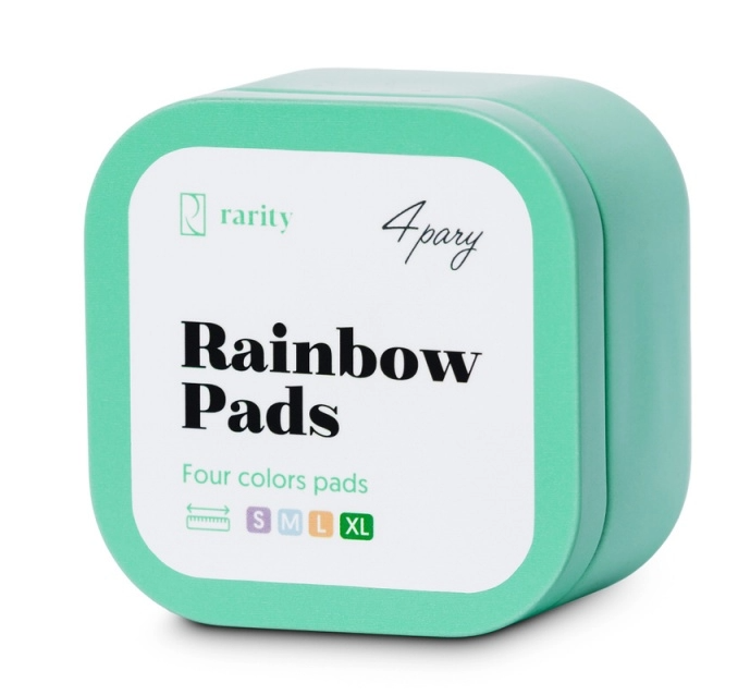 Wałki Silikonowe Rarity Rainbow Pads 4 pary RARITY