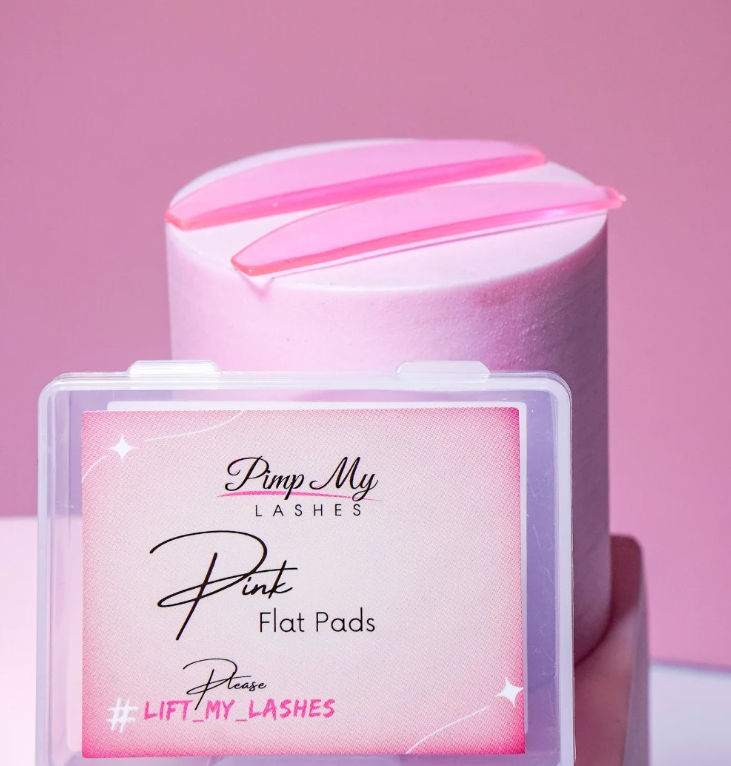 Wałeczki Silikonowe do koreańskiej laminacji Pink Flat Pads Pimp My Lashes