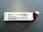 Batterist - akumulator LiPo 2100mAh / 2S - 25C (V2)