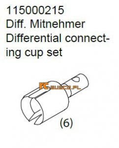 Differential connecting cup set - Ansmann Virus