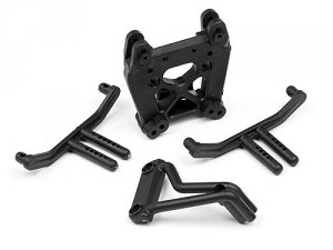 SHOCK TOWER/BODY MOUNT/ROLL BAR SET