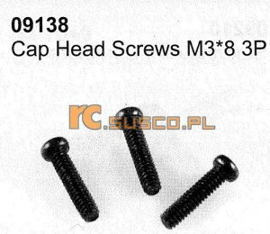 Cap head screw M3*8 3P