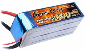 2600mAh 22.2V 25C Gens Ace