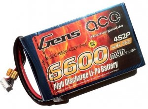 6600mAh 14.8V 35C Flat Pack Gens Ace