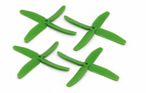 Dal Props  Quad-Blade 5x4x4 zielone (2CW+2CCW)