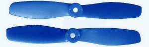 GEMFAN: Śmigła Gemfan Glass Fiber Nylon Bullnose 4x4.5 ciemny niebieski   (2xCW+2xCCW)