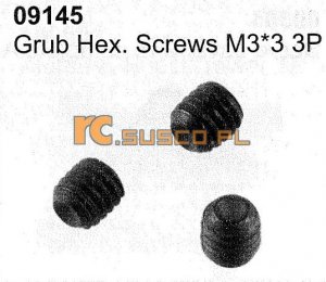 Grub head screws M3*10 3P