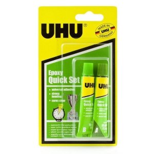 Klej epoksydowy UHU Quick Set 5min 2x10ml (blister)