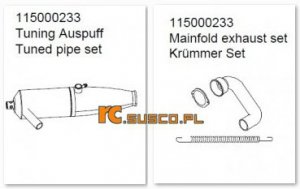 Exhaust Set - Ansmann Virus