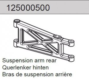 Suspension arm rear Mad Rat 