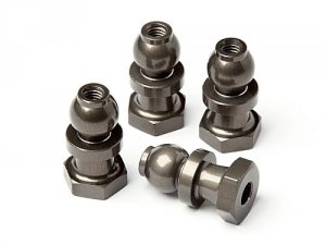 Lightweight Shock Mounting Ball 3*6.8*14mm (4 pcs)
