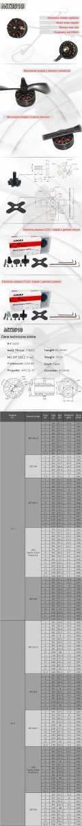 EMAX MT3510PLUS - silnik 3F