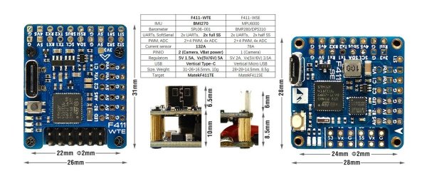 MATEK F411-WTE Flight Controller