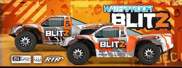 HPI-RTR BLITZ WITH 2.4GHZ AND SKORPION BODY