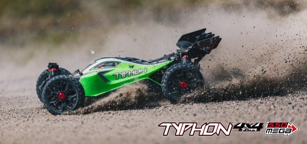 Arrma Typhon Mega 1:8 4WD RTR zielona