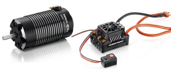 Zestaw napędowy HZestaw napędowy Hobbywing EzRun MAX8 150A V3 T-plug + XeRun SD 4274 2250 kV G2 + karta