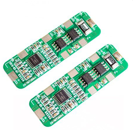 Moduł BMS PCM PCB ładowania i ochrony ogniw Li-ion - 4S - 16V - 4A - do ogniw 18650