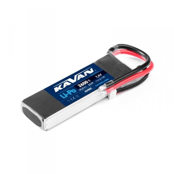 Akumulator li-po KAVAN 2600mAh 40C/80C 7.4V 