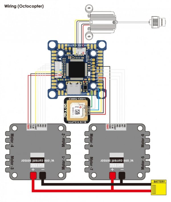 Kontroler do FPV MATEK F405-miniTE Flight Controller 