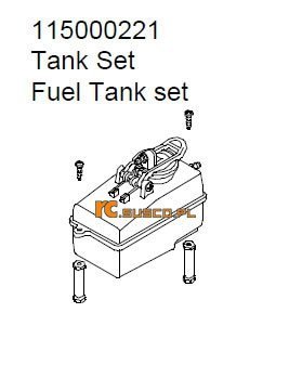 Fuel tank set - Ansmann Virus
