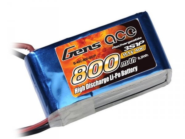 800mAh 11.1V 40C Gens Ace