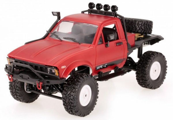 Ciężarówka WPL C14 1:16 4x4 2.4GHz RTR - Czerwony