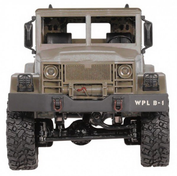 Ciężarówka wojskowa WPL B-14 1:16 4x4 2.4GHz RTR - Żółty