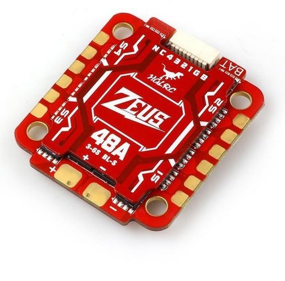 Regulator ESC HGLRC Zeus 48A 4x48A ESC 4w1 do dronów wyścigowych 2-6S