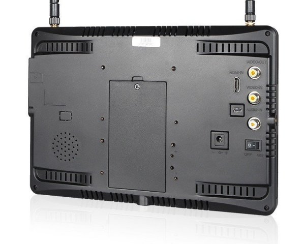 GPX Extreme Monitor FPV PVR1032 DVR, 10&quot;, 600p, 5.8GHz, 32CH, 2200mA, HDMI