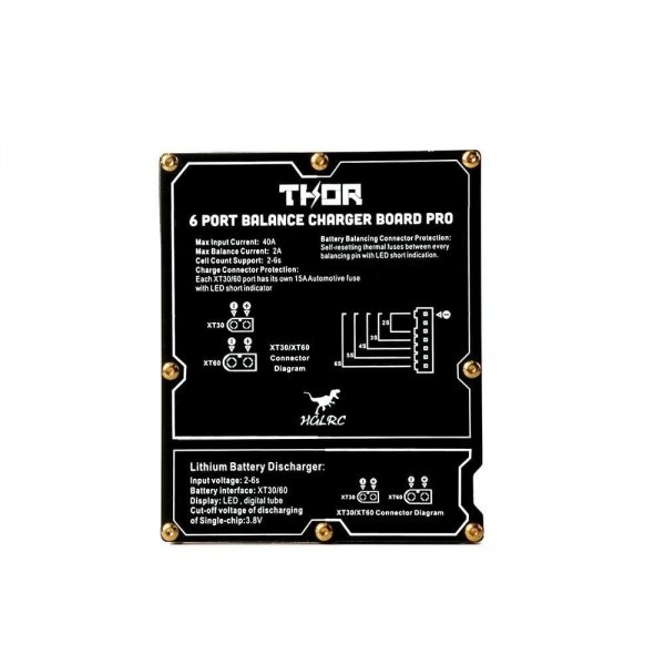 Para-Board Płytka ładowania równoległego HGLRC Thor 6 Pro Xt30 XT60