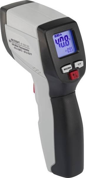 Termometr pirometr VOLTCRAFT IR 500-12S, Optyka 12:1, -50 do 500 °C