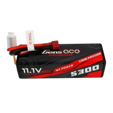 Akumulator Gens Ace 5300mAh 11,1V 60C 2S1P T-Dean Bashing HardCase