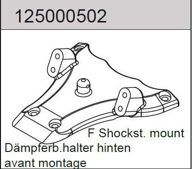 Front shockstay mount Mad Rat 