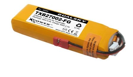 Li-po do nadajnika Futaba FG/Aurora 9/SANWA SD-10G 2700 mAh 7,4V