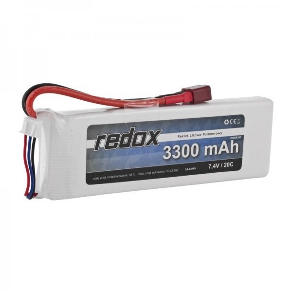 Redox 3300 mAh 7,4V 20C - pakiet LiPo
