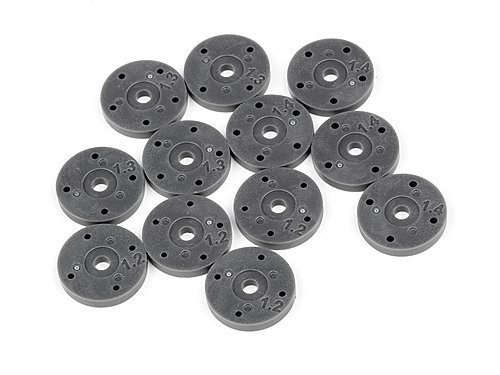 4 AND 5 HOLE SHOCK PISTON SET (1.2./1.3/1.4mm)
